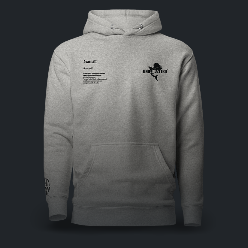 AVARNATT Felpa con cappuccio unisex (2 varianti)