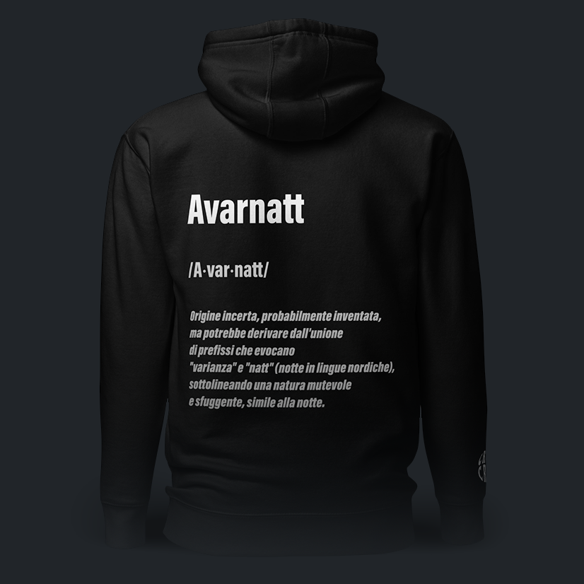 AVARNATT Felpa con cappuccio unisex (3 varianti)