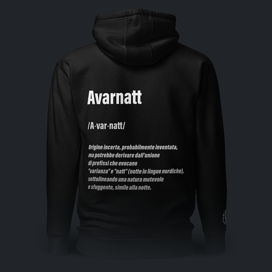 AVARNATT Felpa con cappuccio unisex (3 varianti)
