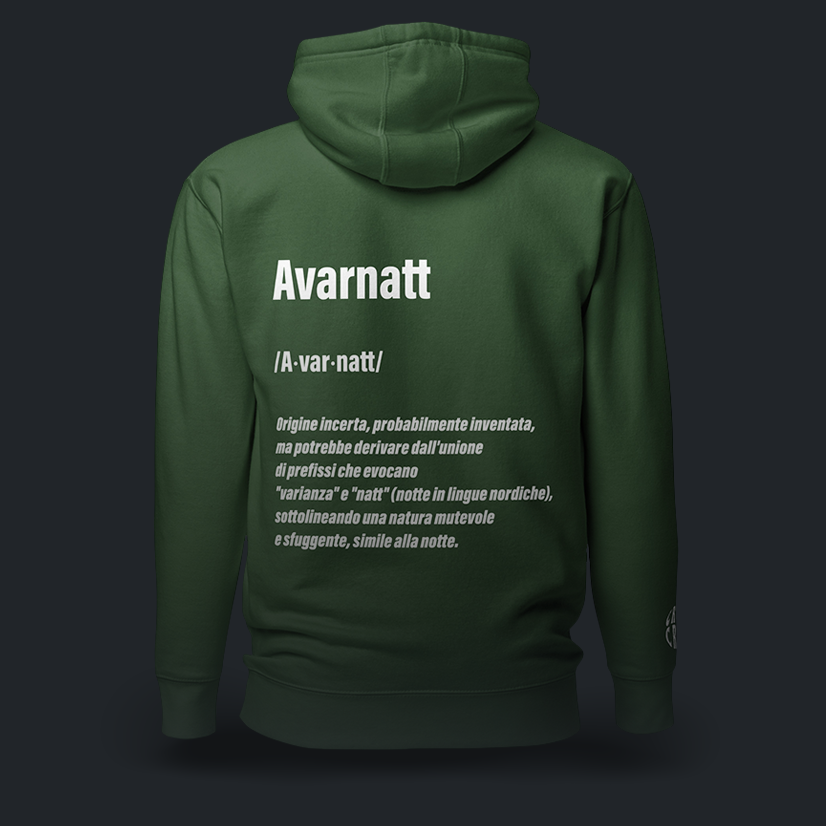 AVARNATT Felpa con cappuccio unisex (3 varianti)