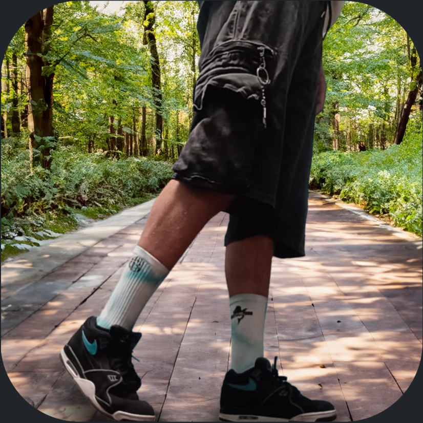 STR33TSOCKS LOGO tie-dye