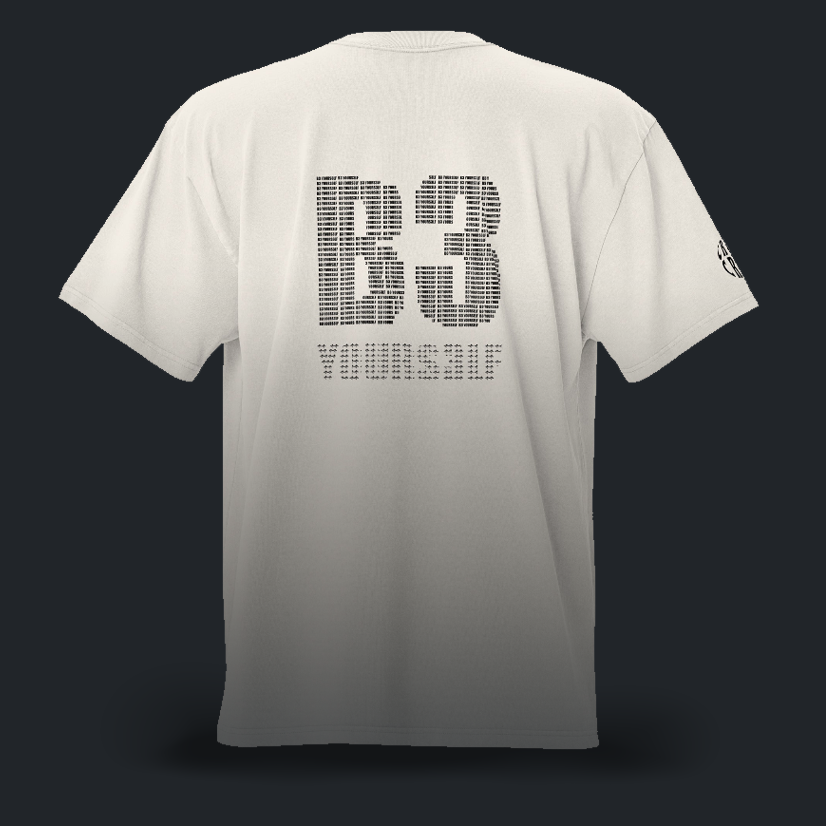 B3 YOURS3LF t-shirt oversize