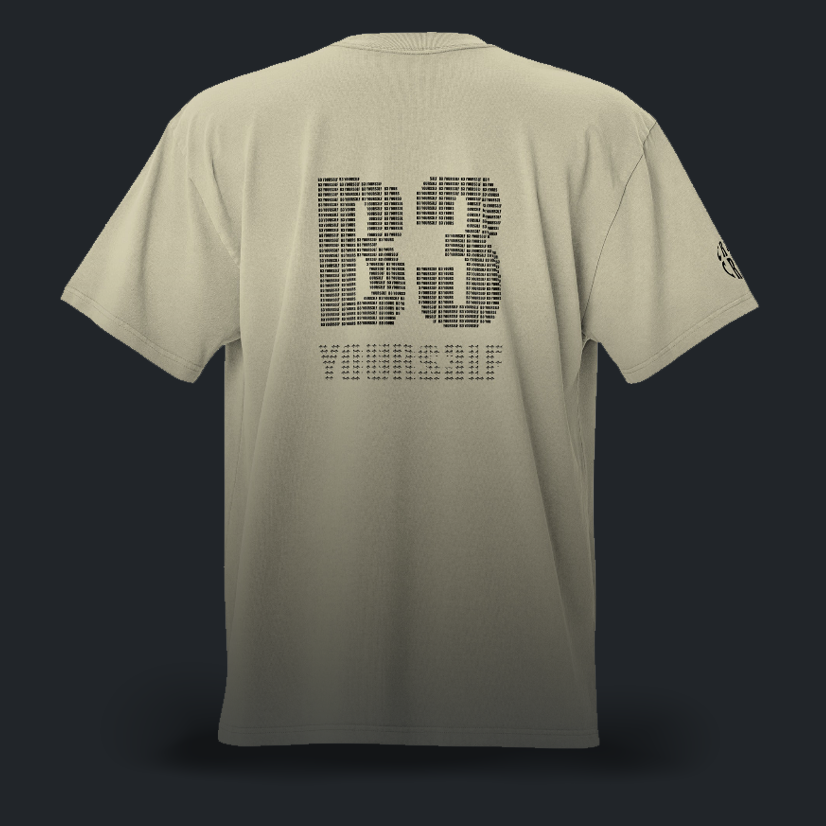 B3 YOURS3LF t-shirt oversize