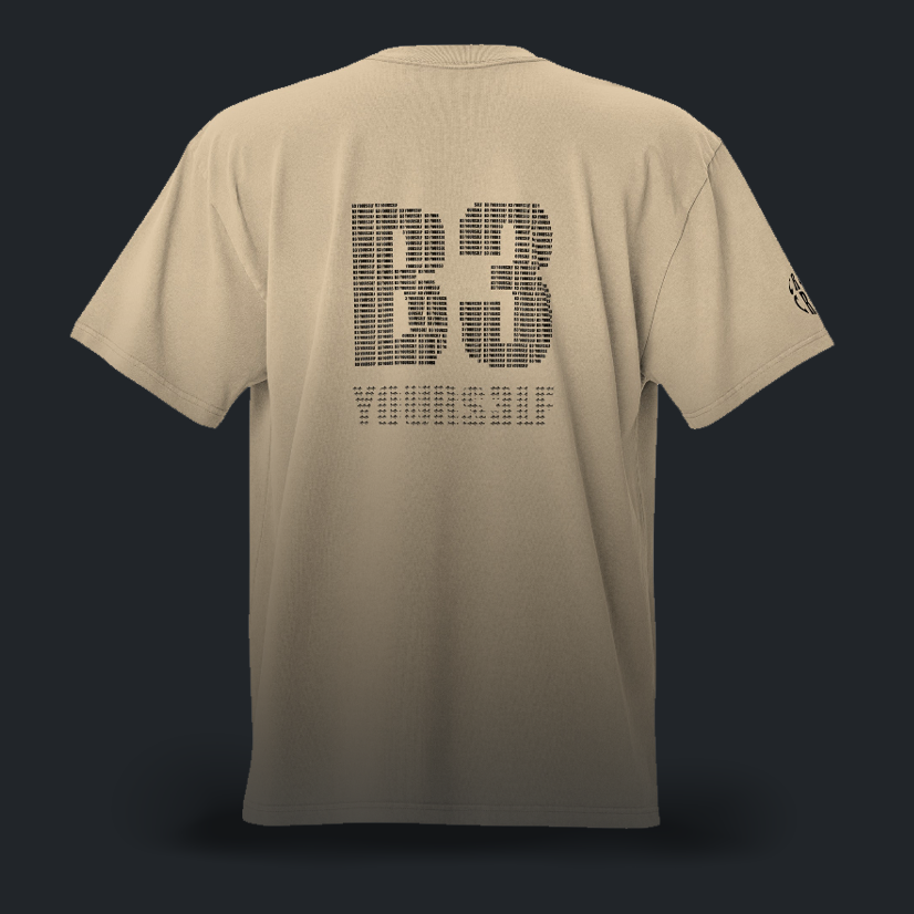 B3 YOURS3LF t-shirt oversize