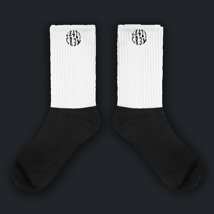 STR33TSOCKS LOGO blk/wht