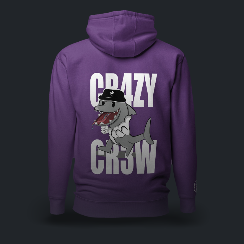 CR4ZY CR3W Felpa con cappuccio (4 varianti)