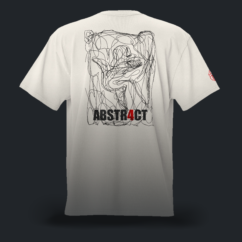 ABSTR4CT oversize faded t-shirt