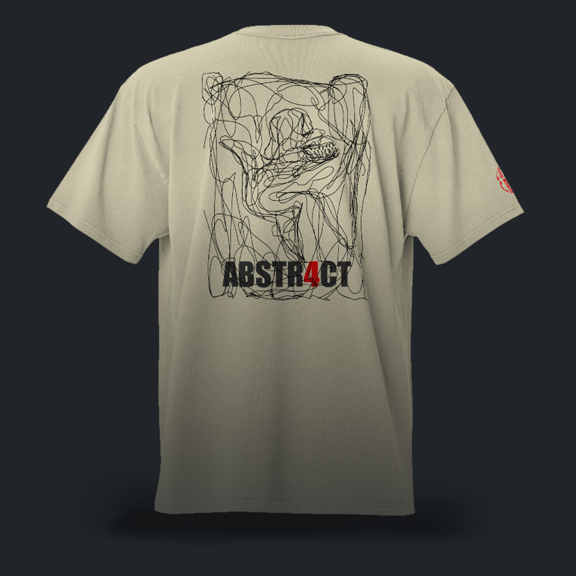 ABSTR4CT oversize faded t-shirt
