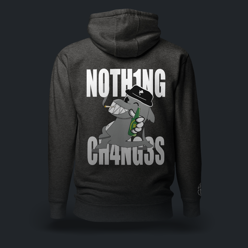 N0TH1NG CH4NG3S Felpa con cappuccio (4 varianti)