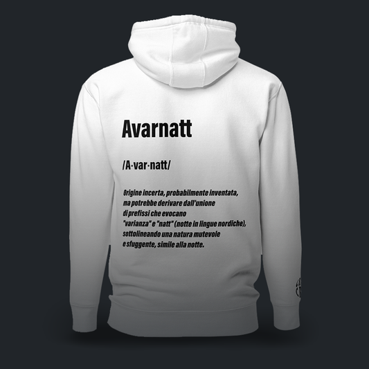 AVARNATT Felpa con cappuccio unisex  (2 varianti)