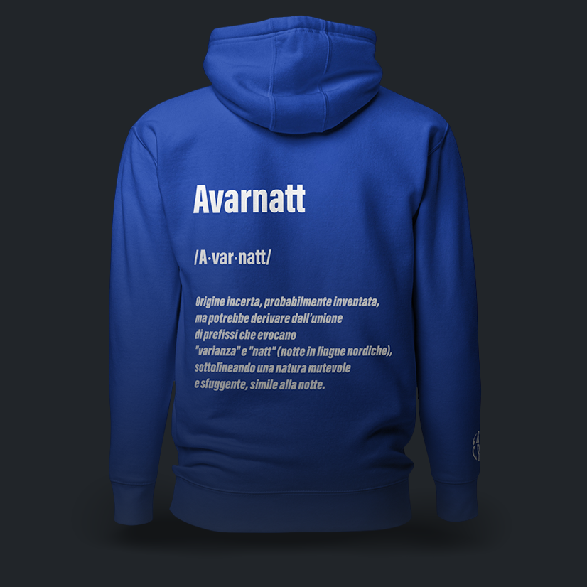 AVARNATT Felpa con cappuccio unisex (3 varianti)