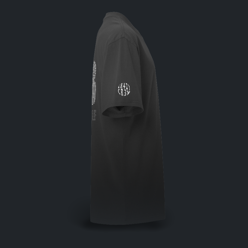 B3 YOURS3LF t-shirt blk oversize