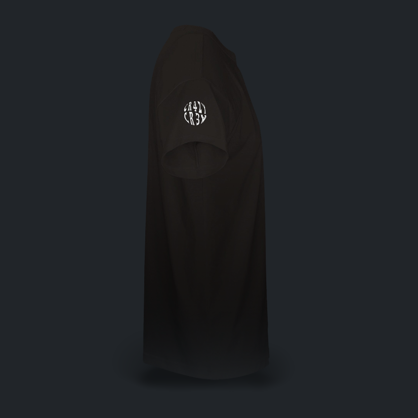 CR4ZY CR3W blk t-shirt oversize