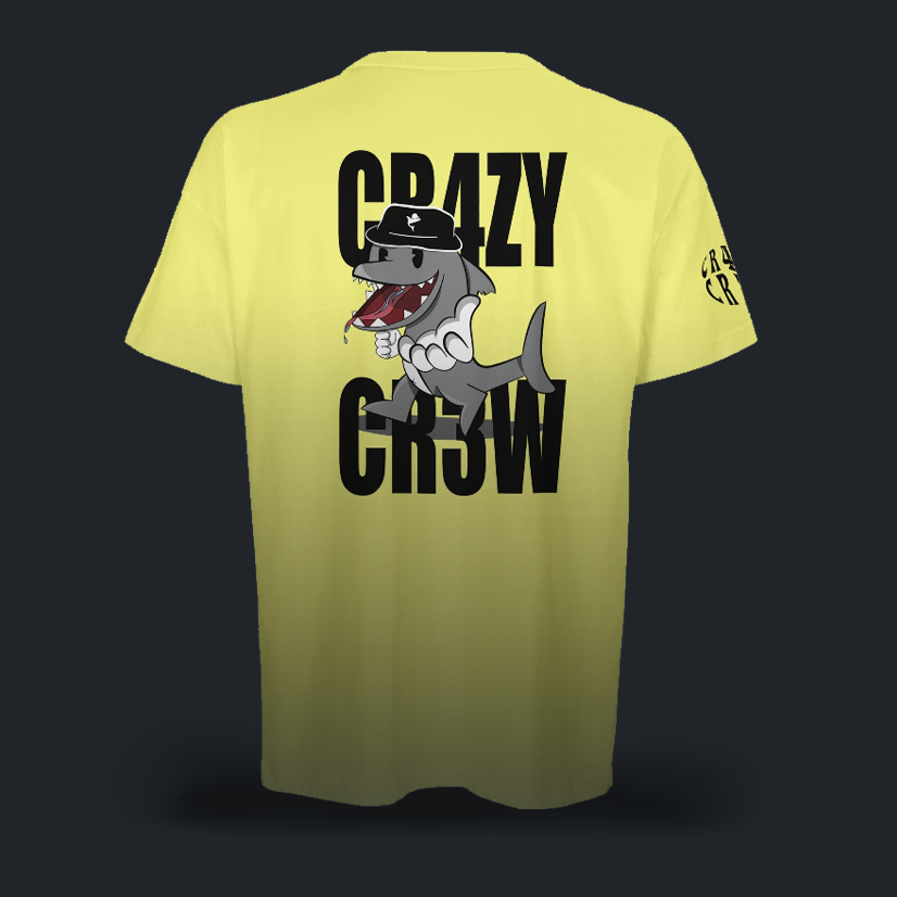 CR4ZY CR3W t-shirt oversize