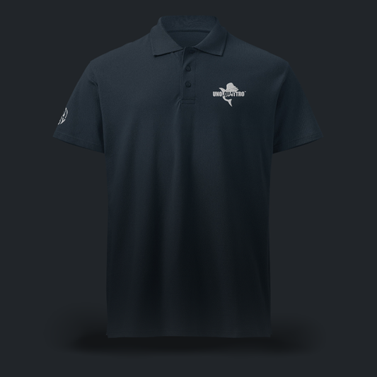 LOGO RICAMO UNO.QU4TTRO polo pique unisex (4 varianti)