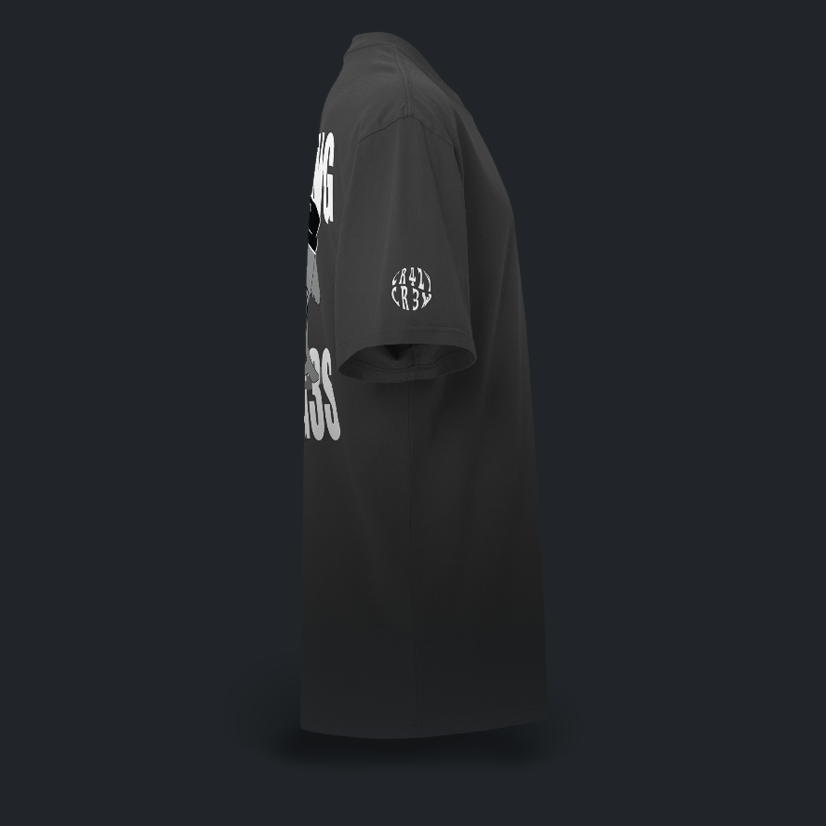 N0TH1NG CH4NGES oversize faded t-shirt blk