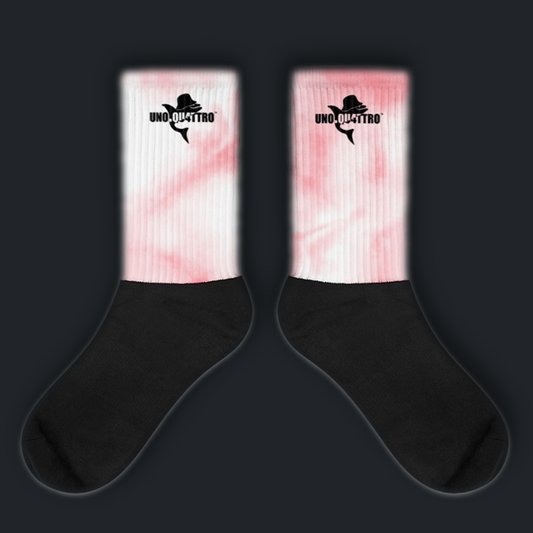 STR33TSOCKS LOGO tie-dye pink